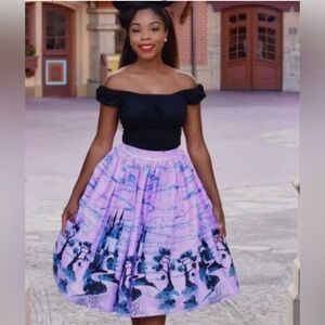 Pinup Couture Pink Castle Skirt - Size Medium - EUC